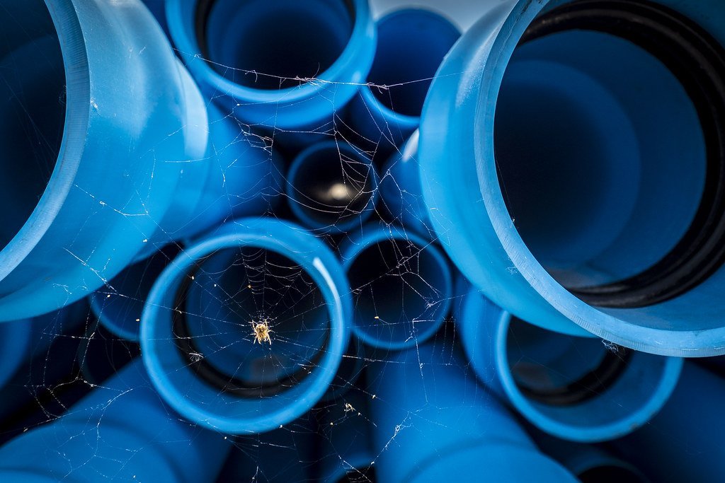 Canalisations PVC — photo d’illustration